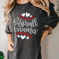 Baseball Mom Mama Women's Comfort Colors T-Shirt Pepper Baseball Mom Mama Women's Comfort Colors T-Shirt Pepper