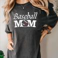 Baseball Mom Mother`s Day Women's Comfort Colors T-Shirt Pepper