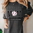 Baseball Mom Not Like a Normal Mom Baseball Mama Women's Comfort Colors T-Shirt Pepper