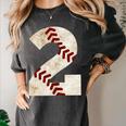 Baseball Mom Baseball Parent Number Two Baseball Gear 2 Women's Comfort Colors T-Shirt Pepper Baseball Mom Baseball Parent Number Two Baseball Gear 2 Women's Comfort Colors T-Shirt Pepper