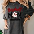 Baseball Mom Red Varsity Baseball Mama Cute Mother's Day Women's Comfort Colors T-Shirt Pepper Baseball Mom Red Varsity Baseball Mama Cute Mother's Day Women's Comfort Colors T-Shirt Pepper
