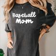 Baseball Mom Retro Women's Comfort Colors T-Shirt Pepper Baseball Mom Retro Women's Comfort Colors T-Shirt Pepper