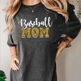 Baseball Mom Sport Baseball Lover Mother's Day Women's Comfort Colors T-Shirt Pepper