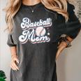 Baseball Mom Squad Women's Comfort Colors T-Shirt Pepper Baseball Mom Squad Women's Comfort Colors T-Shirt Pepper