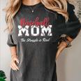 Baseball Mom The Struggle Is Real Women's Comfort Colors T-Shirt Pepper