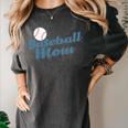 Baseball Mom Team Ball Sports Fan Women's Comfort Colors T-Shirt Pepper Baseball Mom Team Ball Sports Fan Women's Comfort Colors T-Shirt Pepper
