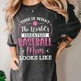 Baseball Mom -This Is What Basketball Mom Looks Like Women's Comfort Colors T-Shirt Pepper