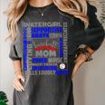 Baseball Mom Traits For Great Mothers Grey And Blue Women's Comfort Colors T-Shirt Pepper Baseball Mom Traits For Great Mothers Grey And Blue Women's Comfort Colors T-Shirt Pepper