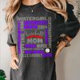 Baseball Mom Traits For Great Mothers Grey And Purple Women's Comfort Colors T-Shirt Pepper Baseball Mom Traits For Great Mothers Grey And Purple Women's Comfort Colors T-Shirt Pepper
