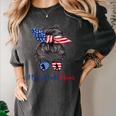 Baseball Mom USA American Flag 4th Of July Women's Comfort Colors T-Shirt Pepper Baseball Mom USA American Flag 4th Of July Women's Comfort Colors T-Shirt Pepper