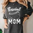 Baseball Mom For Women Family Matching Players Team Mommy Women's Comfort Colors T-Shirt Pepper