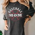 Baseball Mom For Women Women's Comfort Colors T-Shirt Pepper Baseball Mom For Women Women's Comfort Colors T-Shirt Pepper