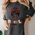 I Am Baseball Mom Women's Comfort Colors T-Shirt Pepper