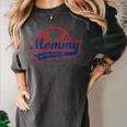 Baseball Mommy Of The Rookie Mom Birthday Baseball Women's Comfort Colors T-Shirt Pepper
