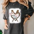 Baseball Moms Always Salty Mommy Women's Comfort Colors T-Shirt Pepper