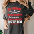 Baseball Moms My Kids Are Dirty Too Women's Comfort Colors T-Shirt Pepper Baseball Moms My Kids Are Dirty Too Women's Comfort Colors T-Shirt Pepper