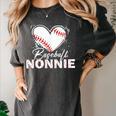 Baseball Nonnie Baseball Heart Women's Comfort Colors T-Shirt Pepper Baseball Nonnie Baseball Heart Women's Comfort Colors T-Shirt Pepper
