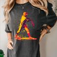 Baseball Player Women's Comfort Colors T-Shirt Pepper Baseball Player Women's Comfort Colors T-Shirt Pepper