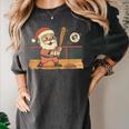 Baseball Santa 67 Christmas Xmas Boys Retro Women's Comfort Colors T-Shirt Pepper