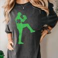 Baseball Shamrock St Patrick's Day Saint Paddy's Women's Comfort Colors T-Shirt Pepper Baseball Shamrock St Patrick's Day Saint Paddy's Women's Comfort Colors T-Shirt Pepper