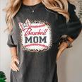 Baseball-Shirt Women Mama Mother Baseball Mom Women's Comfort Colors T-Shirt Pepper