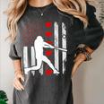 Baseball Silhouette Heart USA Flag Hearts American Boys Kids Women's Comfort Colors T-Shirt Pepper Baseball Silhouette Heart USA Flag Hearts American Boys Kids Women's Comfort Colors T-Shirt Pepper