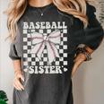 Baseball Sister Women's Comfort Colors T-Shirt Pepper Baseball Sister Women's Comfort Colors T-Shirt Pepper