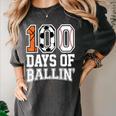 Baseball Soccer Basketball 100 Days Of School Women's Comfort Colors T-Shirt Pepper Baseball Soccer Basketball 100 Days Of School Women's Comfort Colors T-Shirt Pepper