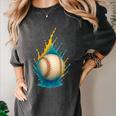 Baseball Splash Team Player For Kids Men Women Women's Comfort Colors T-Shirt Pepper Baseball Splash Team Player For Kids Men Women Women's Comfort Colors T-Shirt Pepper