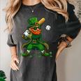 Baseball St Patricks Day Leprechaun Boys Girls Men Women Women's Comfort Colors T-Shirt Pepper