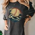 Baseball Waves Ocean Sports Baseball Fans Women's Comfort Colors T-Shirt Pepper