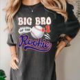 Big Bro Rookie Of Year 1st Birthday Baseball Theme Matching Women's Comfort Colors T-Shirt Pepper Big Bro Rookie Of Year 1st Birthday Baseball Theme Matching Women's Comfort Colors T-Shirt Pepper