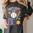 Birthday Boy 8th Birthday Baseball Women's Comfort Colors T-Shirt Pepper Birthday Boy 8th Birthday Baseball Women's Comfort Colors T-Shirt Pepper