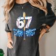 Blue Camo Baseball 67 Six Seven Camo Ice Cream Drip Boy Teen Women's Comfort Colors T-Shirt Pepper Blue Camo Baseball 67 Six Seven Camo Ice Cream Drip Boy Teen Women's Comfort Colors T-Shirt Pepper