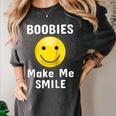Boobies Make Me Smile Mardi Gras Raglan Baseball Tee Women's Comfort Colors T-Shirt Pepper Boobies Make Me Smile Mardi Gras Raglan Baseball Tee Women's Comfort Colors T-Shirt Pepper