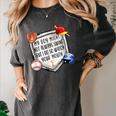 My Boy Might Not Always Swing But I Do Baseball Mom Mama Son Women's Comfort Colors T-Shirt Pepper