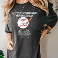 My Boy Might Not Always Swing Humors Baseball Mom Women's Comfort Colors T-Shirt Pepper
