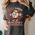 Boys & Women Men Baseball Valentine With Hearts Sporty Love Women's Comfort Colors T-Shirt Pepper Boys & Women Men Baseball Valentine With Hearts Sporty Love Women's Comfort Colors T-Shirt Pepper