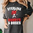 Boys Baseball Valentines Shirt Sterling Hearts Baseball Women's Comfort Colors T-Shirt Pepper Boys Baseball Valentines Shirt Sterling Hearts Baseball Women's Comfort Colors T-Shirt Pepper