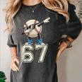 Boys Kids 67 Six Seven Sunglasses Dabbing Baseball Lover Women's Comfort Colors T-Shirt Pepper