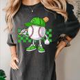 Boys St Patricks Day Baseball Player Pitcher Coach Kids Women's Comfort Colors T-Shirt Pepper Boys St Patricks Day Baseball Player Pitcher Coach Kids Women's Comfort Colors T-Shirt Pepper