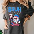 Bruh I'm 7 Baseball Ice Cream Drip It's My 7th Birthday Women's Comfort Colors T-Shirt Pepper Bruh I'm 7 Baseball Ice Cream Drip It's My 7th Birthday Women's Comfort Colors T-Shirt Pepper