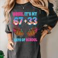 Bruh Its My 67 33 Day Of School Baseball Boys Kids 100th Day Women's Comfort Colors T-Shirt Pepper