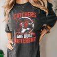 Catchers Are Built Different Baseball Catcher Women's Comfort Colors T-Shirt Pepper Catchers Are Built Different Baseball Catcher Women's Comfort Colors T-Shirt Pepper
