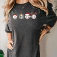 Christmas Baseball Player X-Mas Balls Women's Comfort Colors T-Shirt Pepper Christmas Baseball Player X-Mas Balls Women's Comfort Colors T-Shirt Pepper