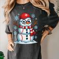Christmas Baseball Snowman Xmas Pajamas Women Men Boys Women's Comfort Colors T-Shirt Pepper Christmas Baseball Snowman Xmas Pajamas Women Men Boys Women's Comfort Colors T-Shirt Pepper