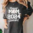 Class Of 2024 Senior Year Baseball Mom Senior 2024 Women's Comfort Colors T-Shirt Pepper Class Of 2024 Senior Year Baseball Mom Senior 2024 Women's Comfort Colors T-Shirt Pepper