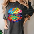 Colorful Baseball Field Home Run Baseball Player Fans Women's Comfort Colors T-Shirt Pepper Colorful Baseball Field Home Run Baseball Player Fans Women's Comfort Colors T-Shirt Pepper