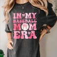 Coquette Bow In My Baseball Mom Era Baseball Mama Mother Day Women's Comfort Colors T-Shirt Pepper Coquette Bow In My Baseball Mom Era Baseball Mama Mother Day Women's Comfort Colors T-Shirt Pepper