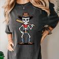Cowboy Skeleton Baseball Halloween Graphic Women's Comfort Colors T-Shirt Pepper Cowboy Skeleton Baseball Halloween Graphic Women's Comfort Colors T-Shirt Pepper
